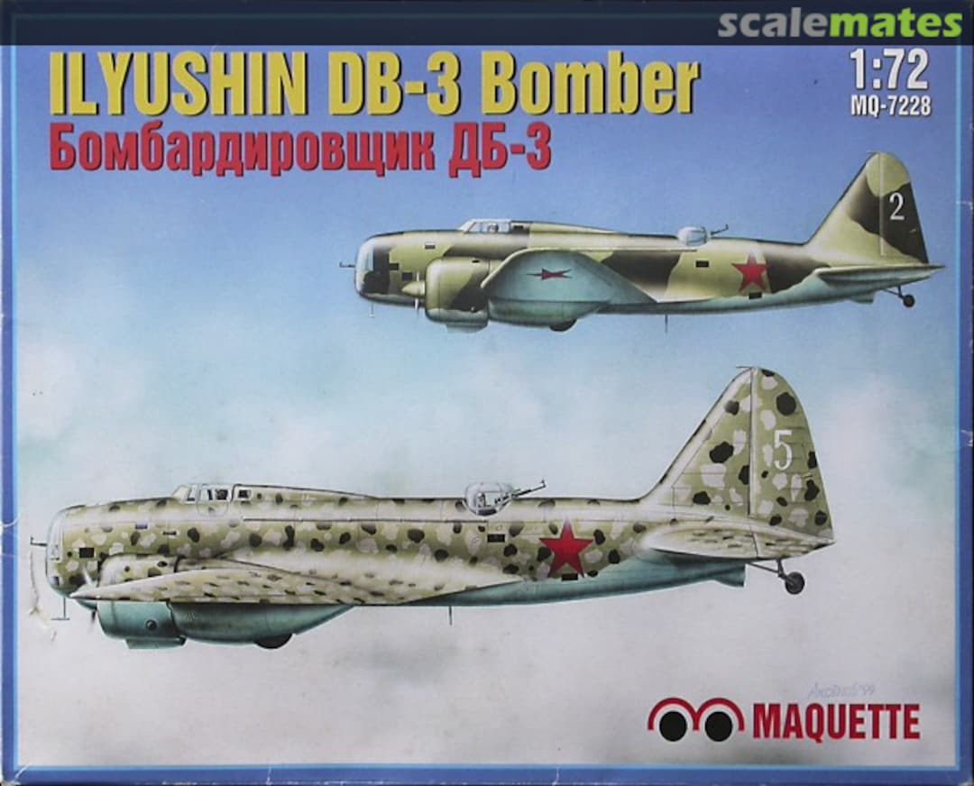 Boxart Ilyushin DB-3 Bomber MQ-7228 Maquette
