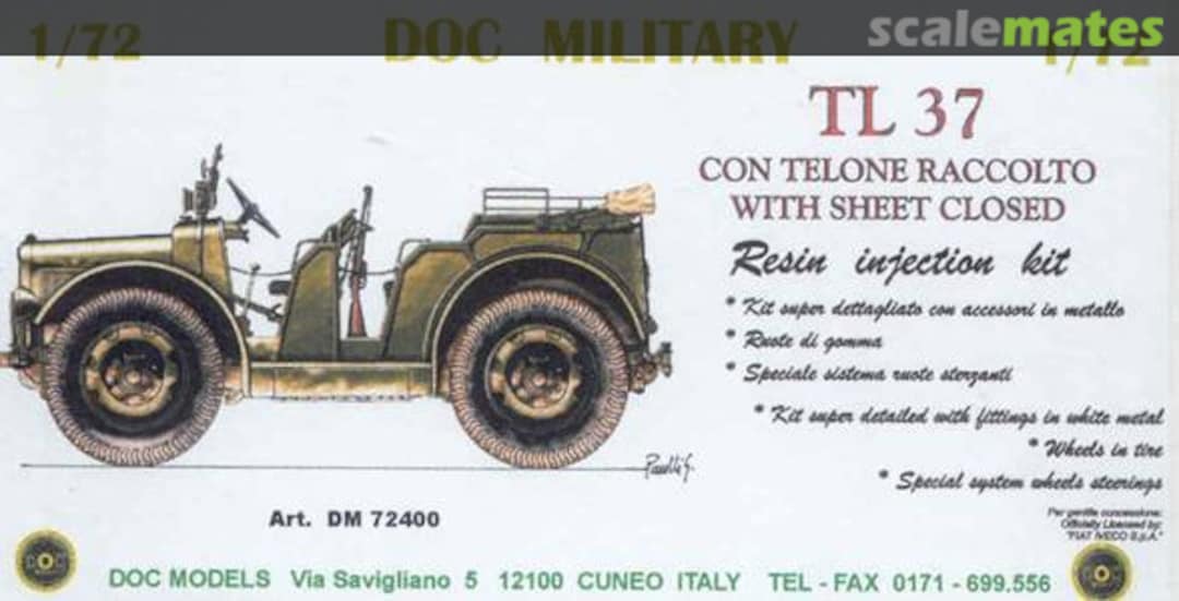 Boxart TL 37 Dm 72400 DOC Models Boxart TL 37 Dm 72400 DOC Models