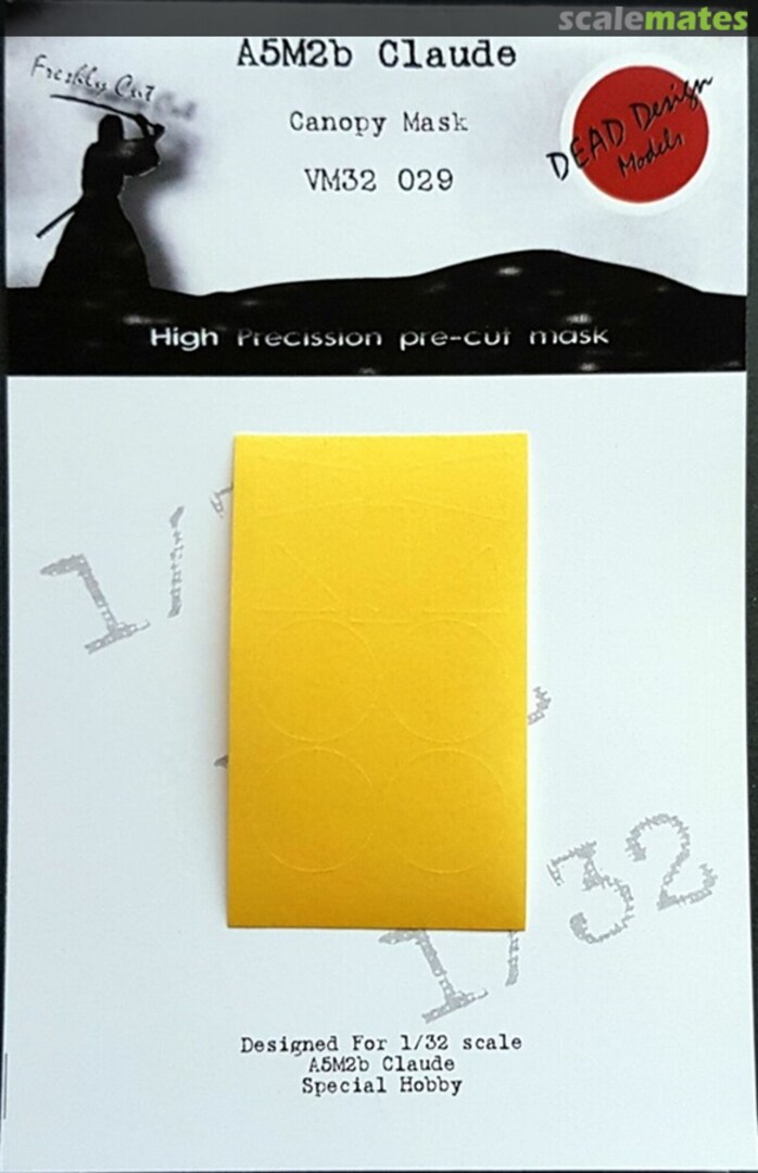 Boxart Mitsubishi A5M2b Claude Masks VM32029 DEAD Design Models Boxart Mitsubishi A5M2b Claude Masks VM32029 DEAD Design Models