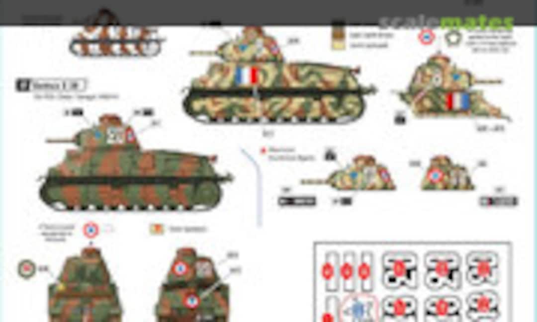 1:35 French Fighting Vehicles in Africa # 2 (Star Decals 35-C1349) 35-C1349