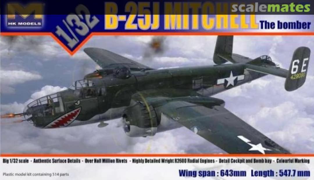 Boxart B-25J Mitchell 01E01 HK Models