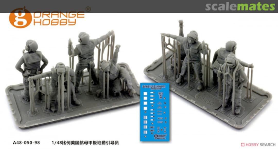 Boxart U.S. Navy Aircraft Handling Officers of Flight Deck A48-050-98 Orange Hobby Boxart U.S. Navy Aircraft Handling Officers of Flight Deck A48-050-98 Orange Hobby