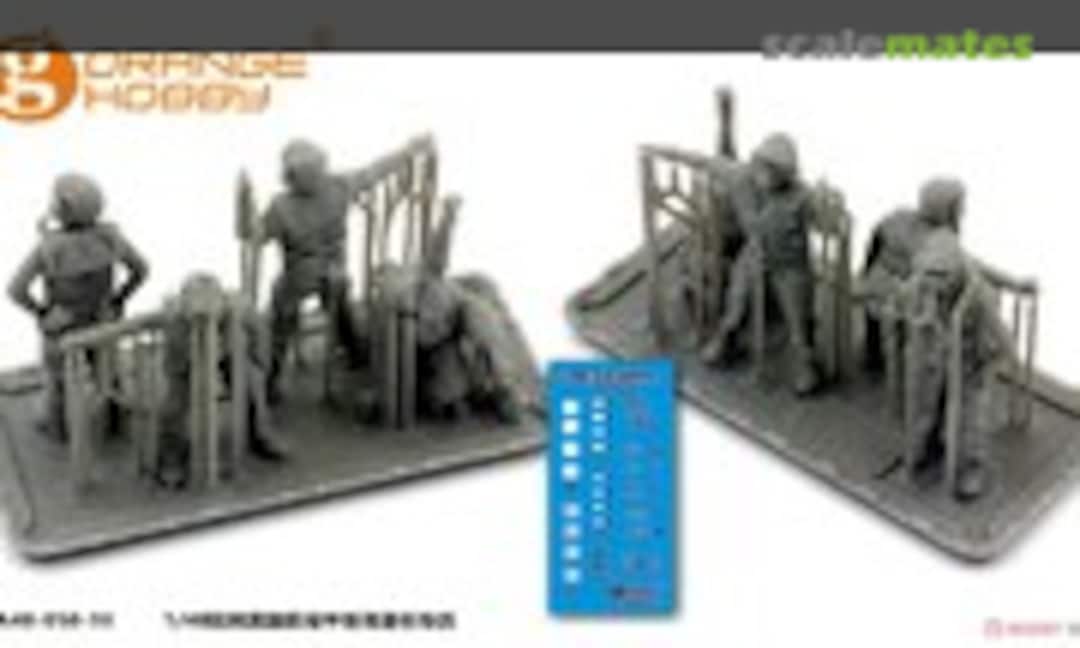 1:48 U.S. Navy Aircraft Handling Officers of Flight Deck (Orange Hobby A48-050-98) A48-050-98