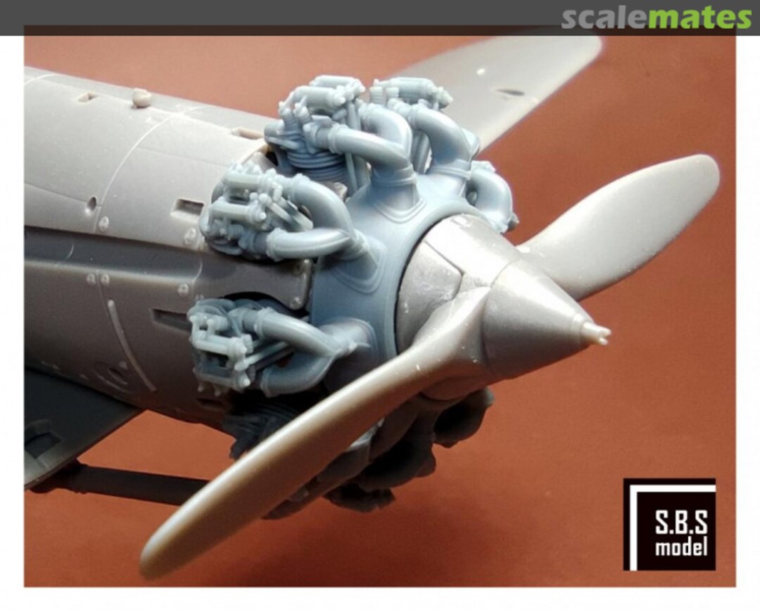 Boxart Bristol Bulldog Engine Upgrade Set (Without rocker Covers) SBS-48091 SBS Model Boxart Bristol Bulldog Engine Upgrade Set (Without rocker Covers) SBS-48091 SBS Model