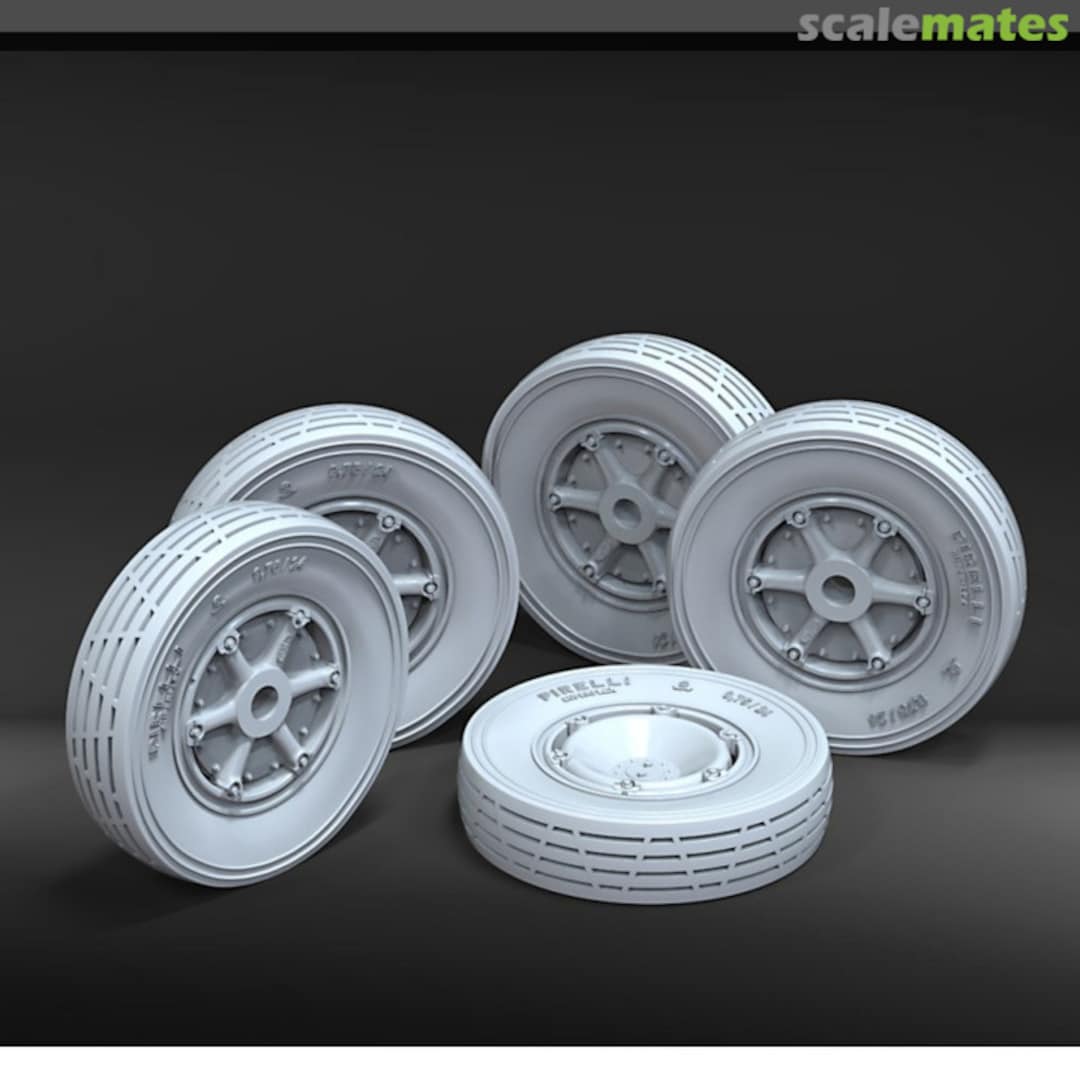 Boxart Autoblinda AB41 'Libya' wheels set 1155 Royal Model