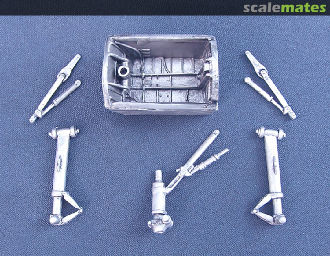 Boxart B-57 Landing Gear w/corrected nose gear 48011 Scale Aircraft Conversions