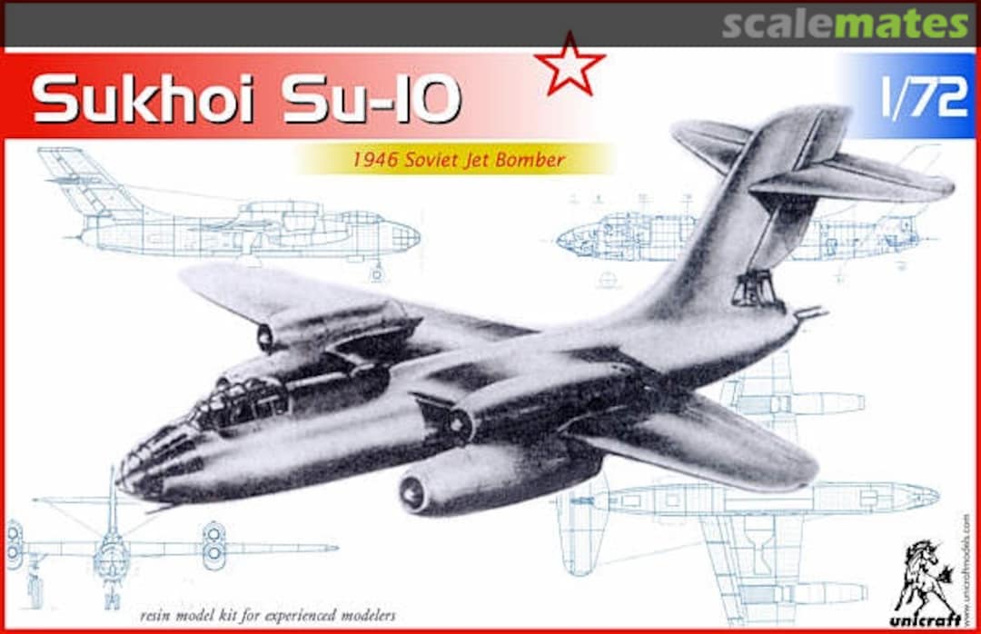 Boxart Sukhoi Su-10 Unicraft Models Boxart Sukhoi Su-10 Unicraft Models