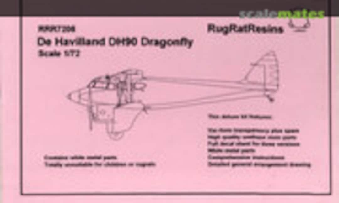 1:72 De Havilland DH90 Dragonfly (RugRatResins RRR7208)
