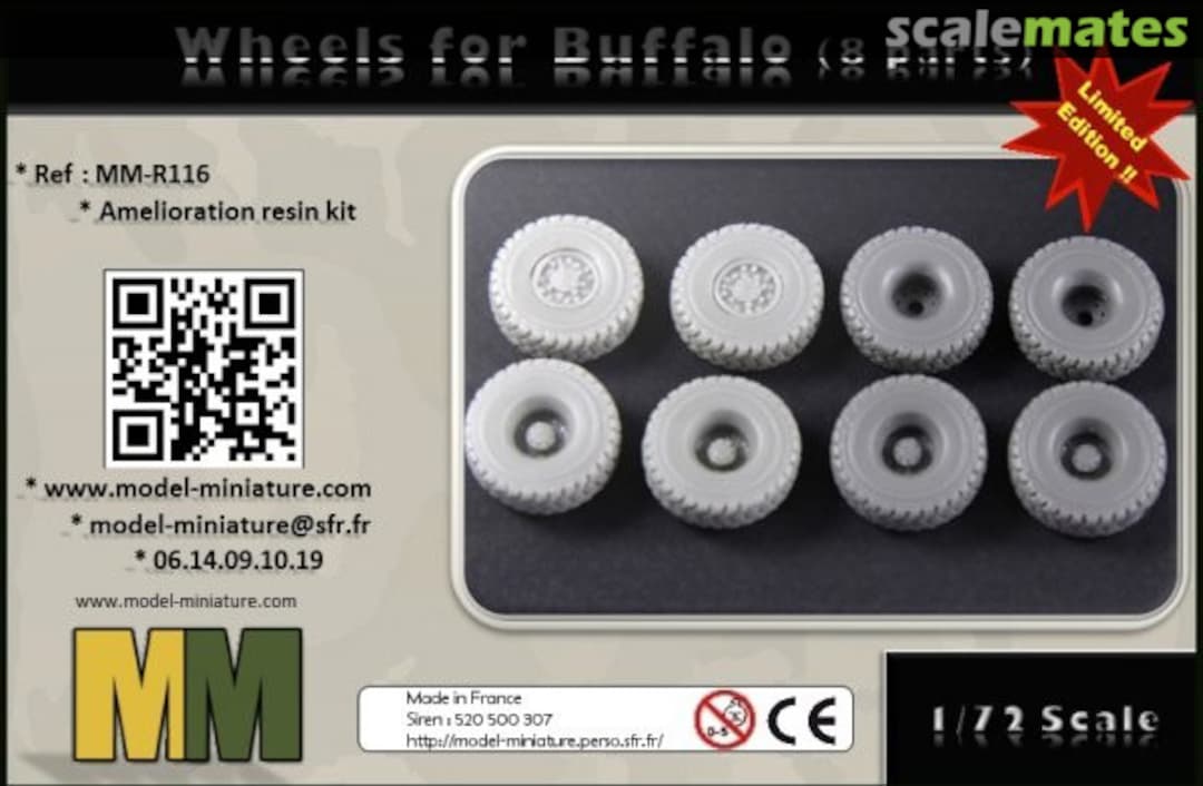 Boxart WHEELS FOR BUFFALO MM-R116 Model Miniature Boxart WHEELS FOR BUFFALO MM-R116 Model Miniature