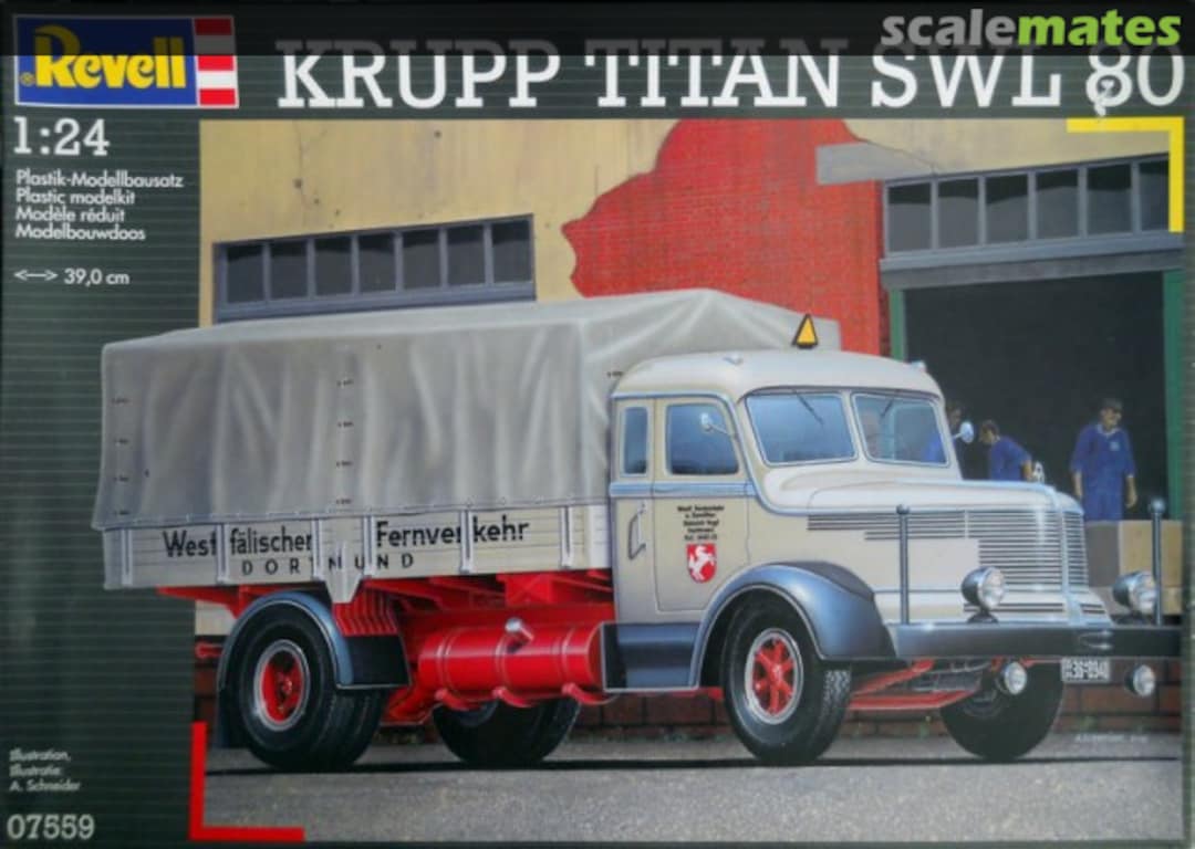 Boxart Krupp Titan SWL 80 07559 Revell Boxart Krupp Titan SWL 80 07559 Revell