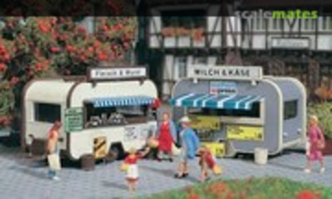 Trailer Concession Stands (2 Pcs.) (Vollmer 45144)