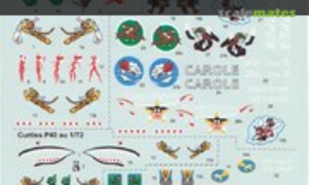 No Insignes et Nose art de Curtiss P-40 (WingMasters 10) 10