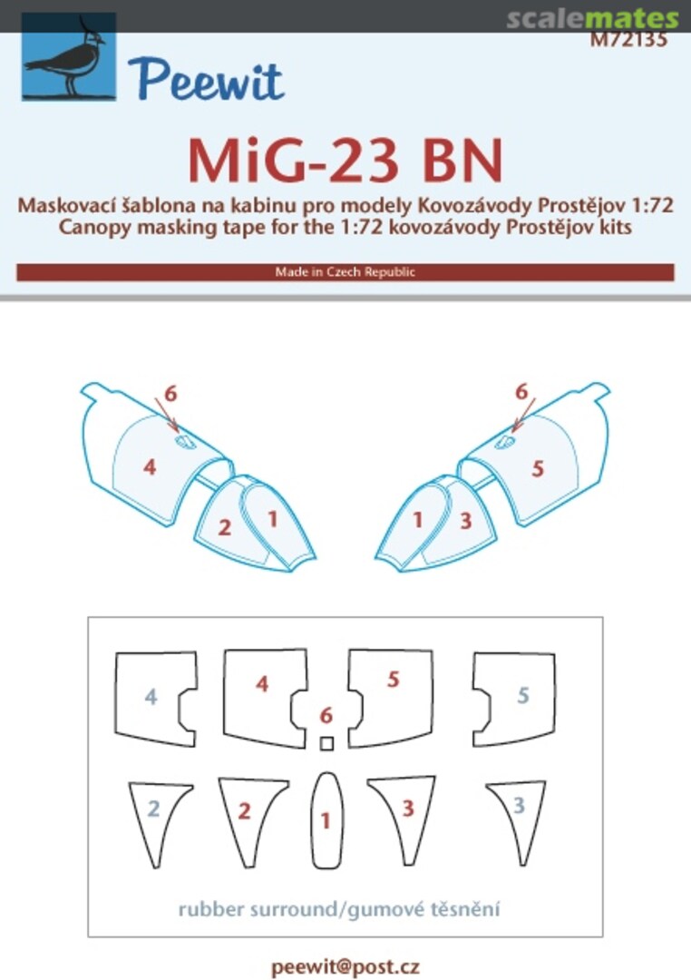 Boxart MiG-23 BN M72135 Peewit Boxart MiG-23 BN M72135 Peewit