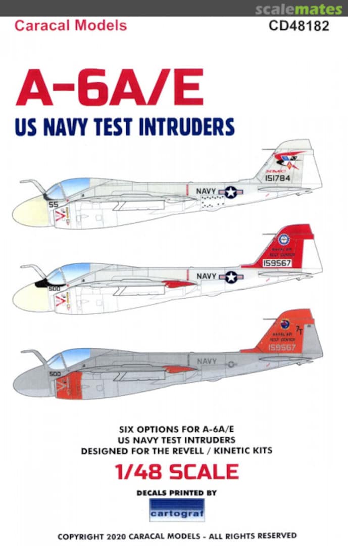 Boxart A-6A/E CD48182 Caracal Models Boxart A-6A/E CD48182 Caracal Models