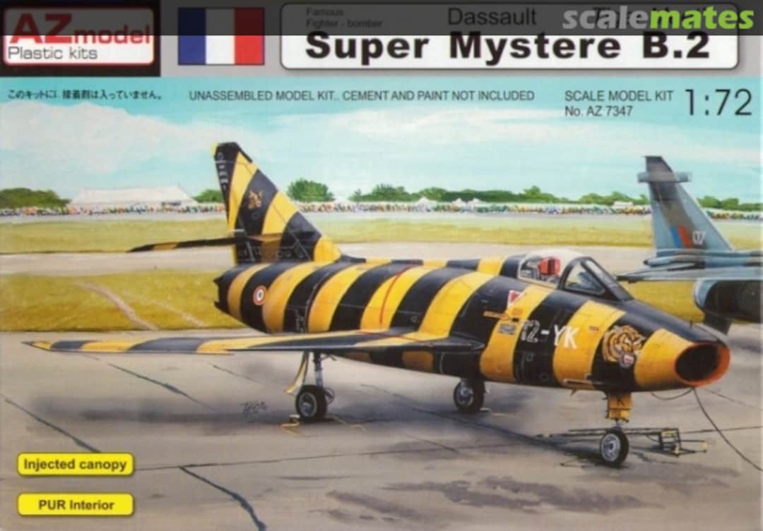 Boxart Dassault Super Mystere B.2 AZ7347 AZmodel Boxart Dassault Super Mystere B.2 AZ7347 AZmodel