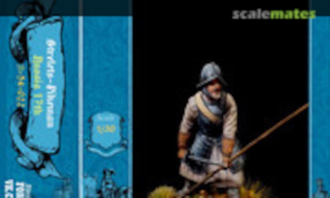 54mm Strelets - Pikeman (Medieval Forge Miniatures B-54-022) B-54-022