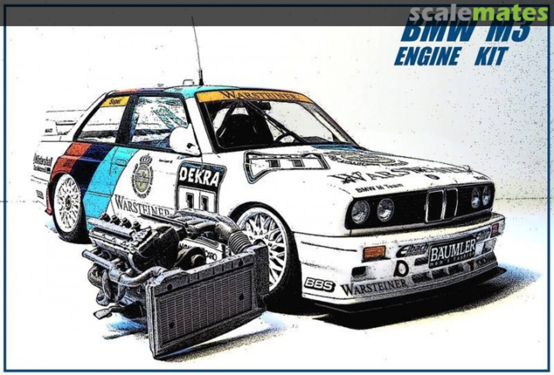 Boxart BMW M3 E30 Engine kit ModellingMaster Boxart BMW M3 E30 Engine kit ModellingMaster