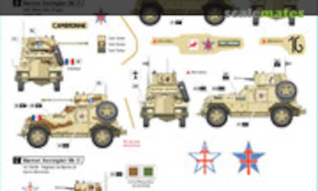 1:35 French Fighting Vehicles in Africa # 1 (Star Decals 35-C1348) 35-C1348