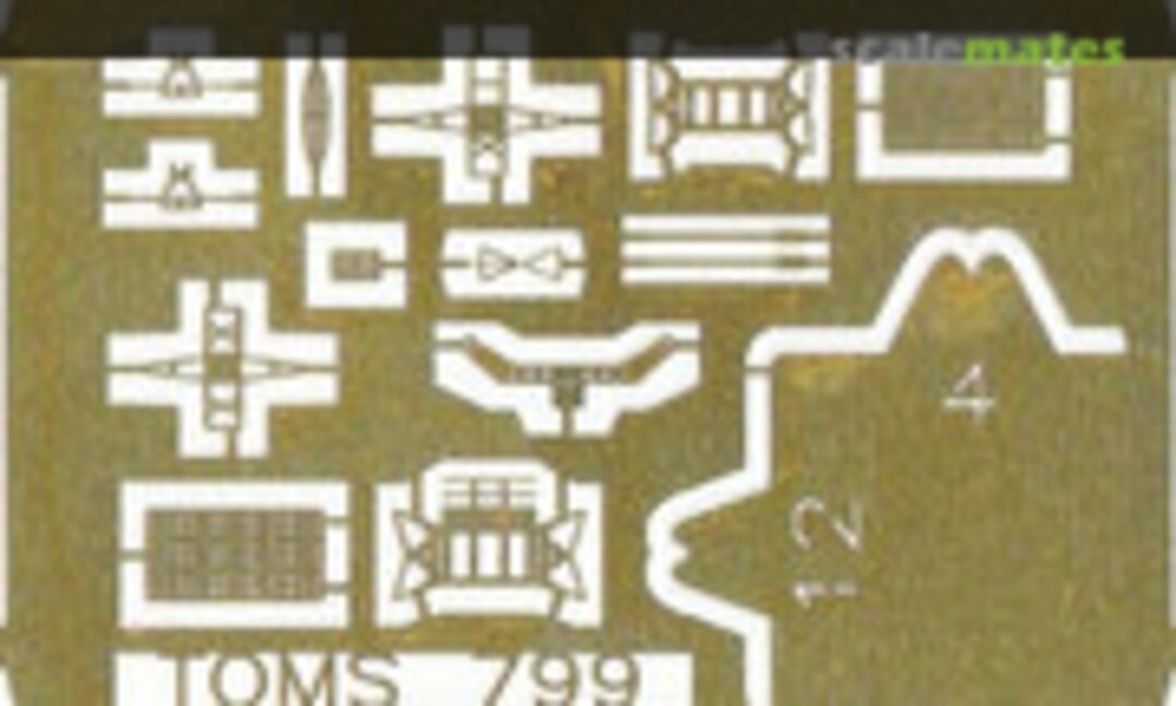 1:700 Photo Etch USN Mk 4 or Mk 12 radar antenna (Tom's Modelworks 799) 799