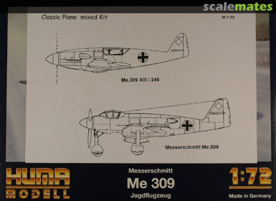 Boxart Messerschmitt Me 309 XIII/245 & Messerschmitt Me 509 CPM 67 Classic Plane Boxart Messerschmitt Me 309 XIII/245 & Messerschmitt Me 509 CPM 67 Classic Plane