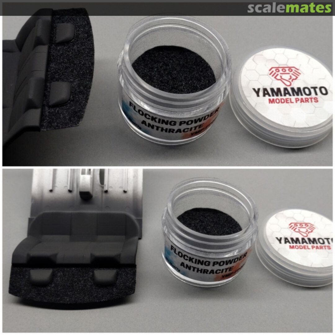 Boxart Flocking Powder Anthracite YMP-FP002 Yamamoto Model Parts Boxart Flocking Powder Anthracite YMP-FP002 Yamamoto Model Parts