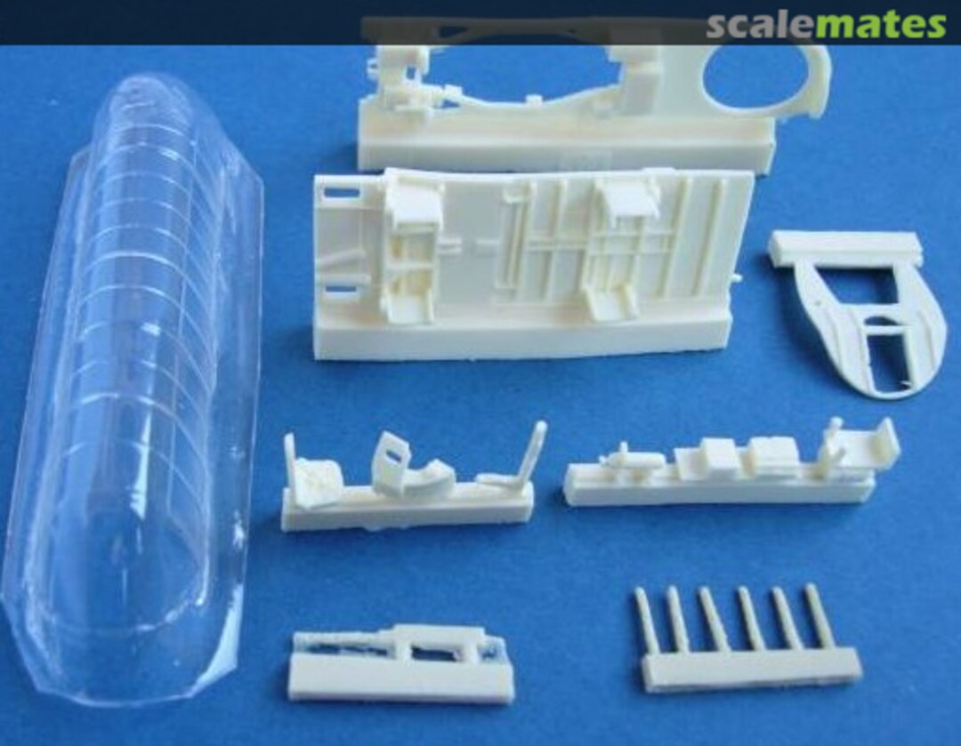 Boxart TBY-2 Seawolf Bomb bay, rear cockpit, dorsal gun, turred details, barrels MG pod U72-36 Pavla Models