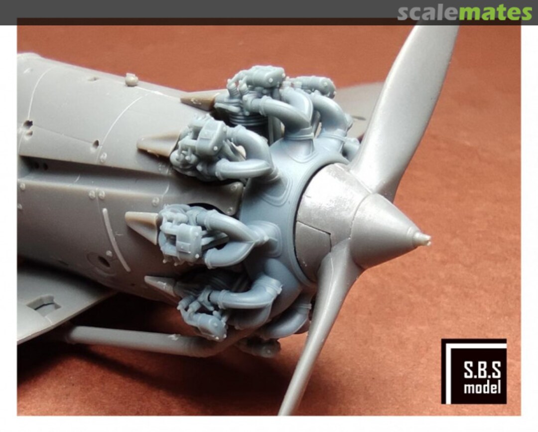 Boxart Bristol Bulldog Engine Cylinders SBS-48092 SBS Model Boxart Bristol Bulldog Engine Cylinders SBS-48092 SBS Model