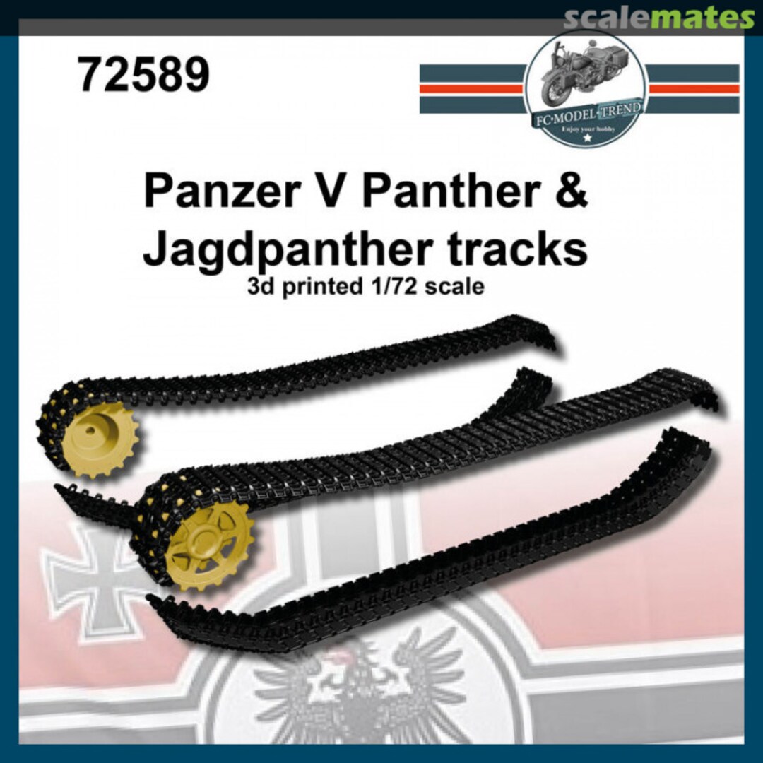 Boxart Panzer V Panther & Jagdpanther tracks 72589 FC Model Trend Boxart Panzer V Panther & Jagdpanther tracks 72589 FC Model Trend