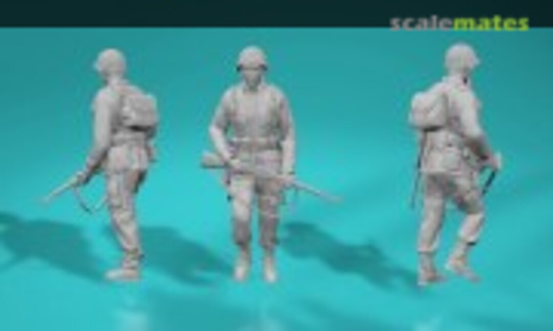 1:72 WWII American Soldier - walking - Version 7 (EMP3d 99201150-72) 99201150-72