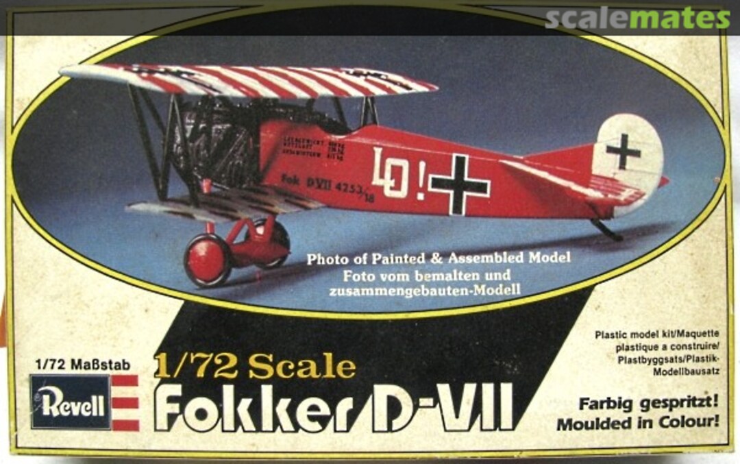 Boxart Fokker D-VII H-43 Revell Boxart Fokker D-VII H-43 Revell