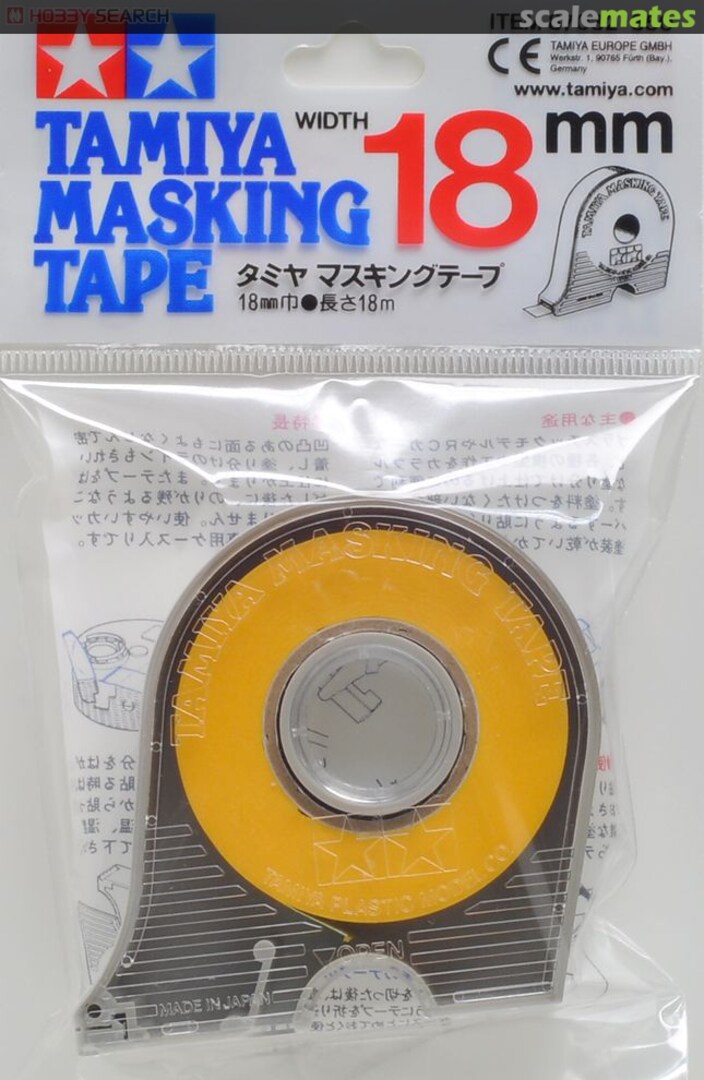 Boxart Tamiya Masking Tape 18mm x 18m 87032 Tamiya Boxart Tamiya Masking Tape 18mm x 18m 87032 Tamiya