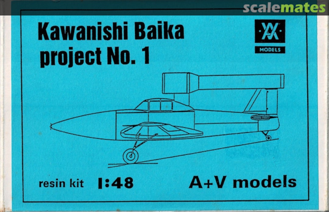 Boxart Kawanishi Baika project No.1 4807 A+V Models