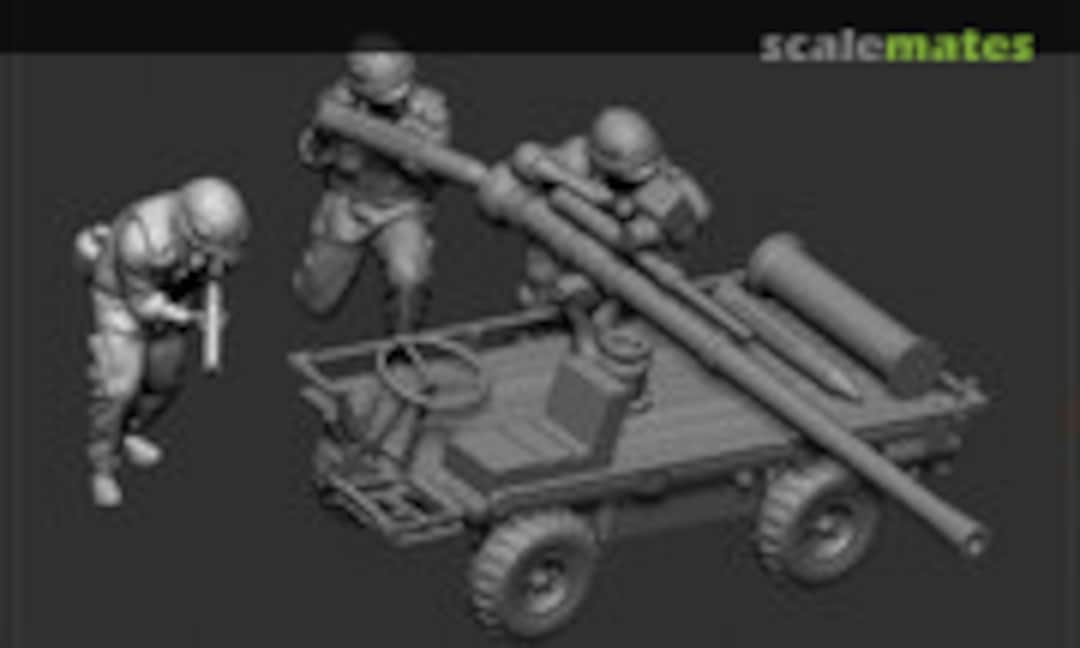 M 274 Mule - Set 04 - recoilless gun (Germania Figuren CW-2010)
