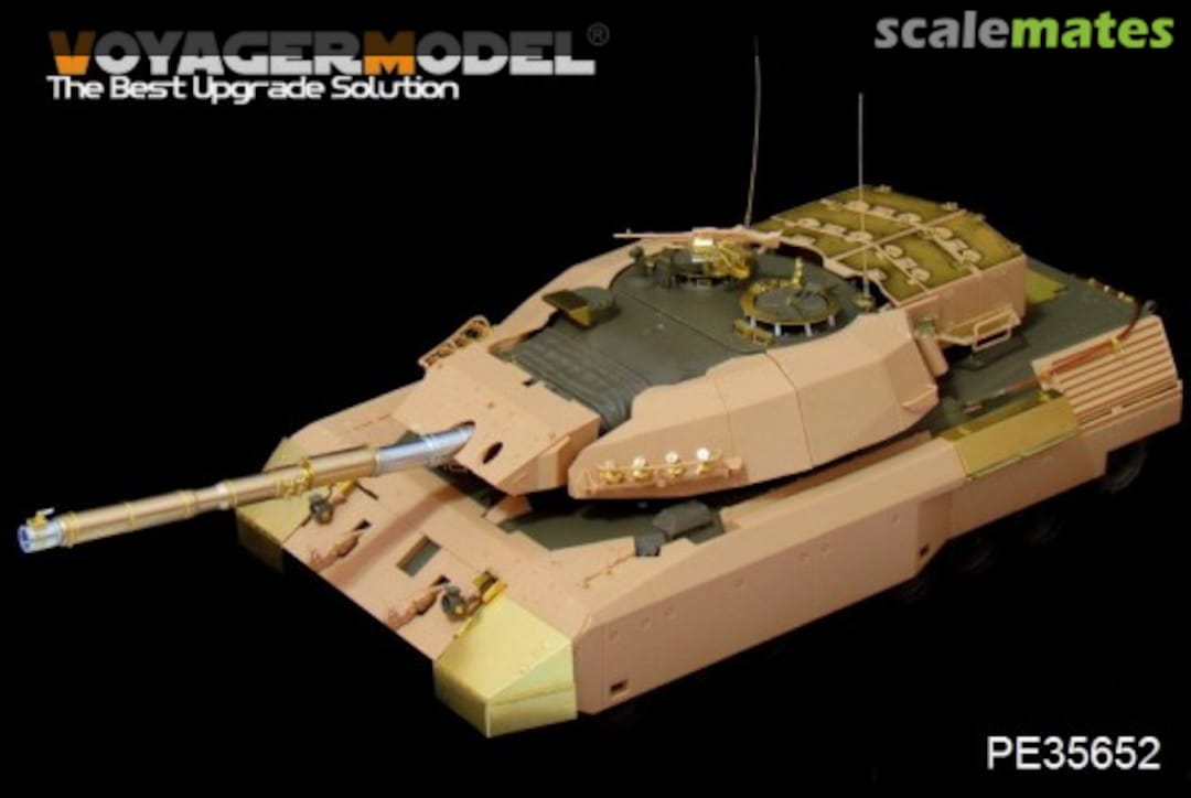 Boxart Modern Canadian Leopard C2 MEXAS MBT Detail Parts (Takom) PE35652 Voyager Model Boxart Modern Canadian Leopard C2 MEXAS MBT Detail Parts (Takom) PE35652 Voyager Model