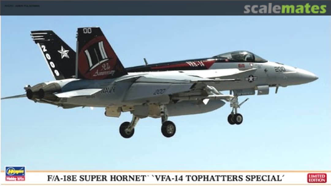 Boxart F/A-18E Super Hornet `VFA-14 Tophatters Special´ 00999 Hasegawa Boxart F/A-18E Super Hornet `VFA-14 Tophatters Special´ 00999 Hasegawa