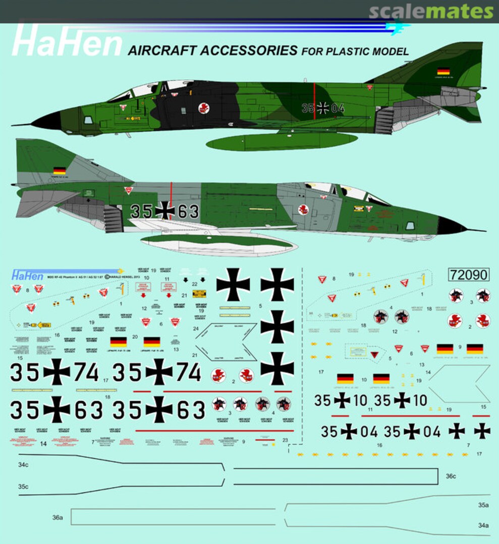 Boxart RF-4E in Norm 72/83 72090 HaHen Boxart RF-4E in Norm 72/83 72090 HaHen