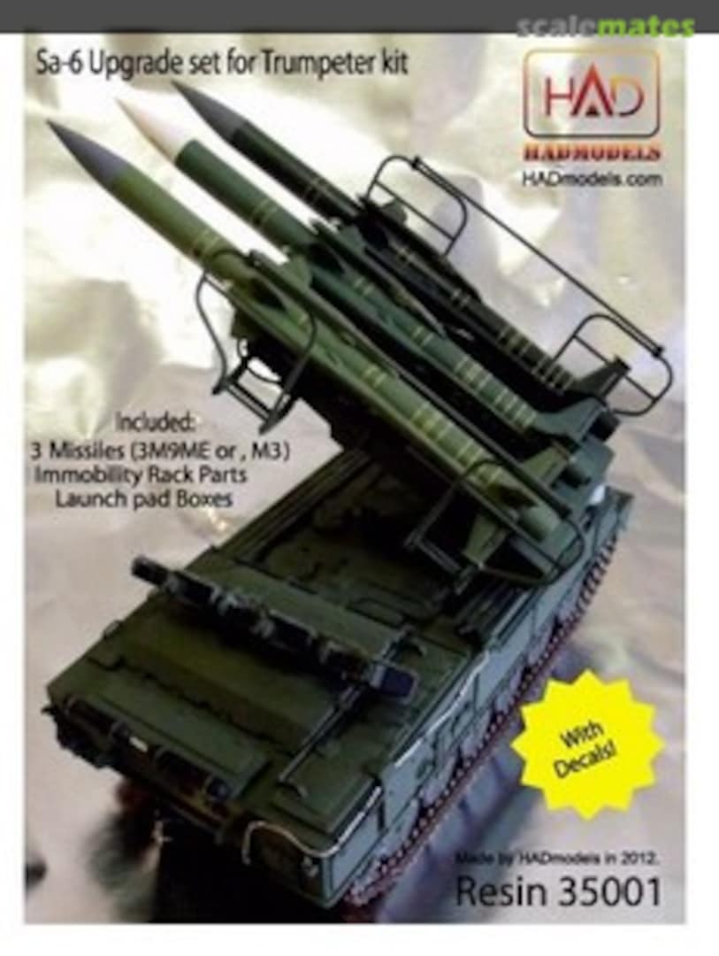 Boxart SA-6 Update 35001 HADmodels Boxart SA-6 Update 35001 HADmodels