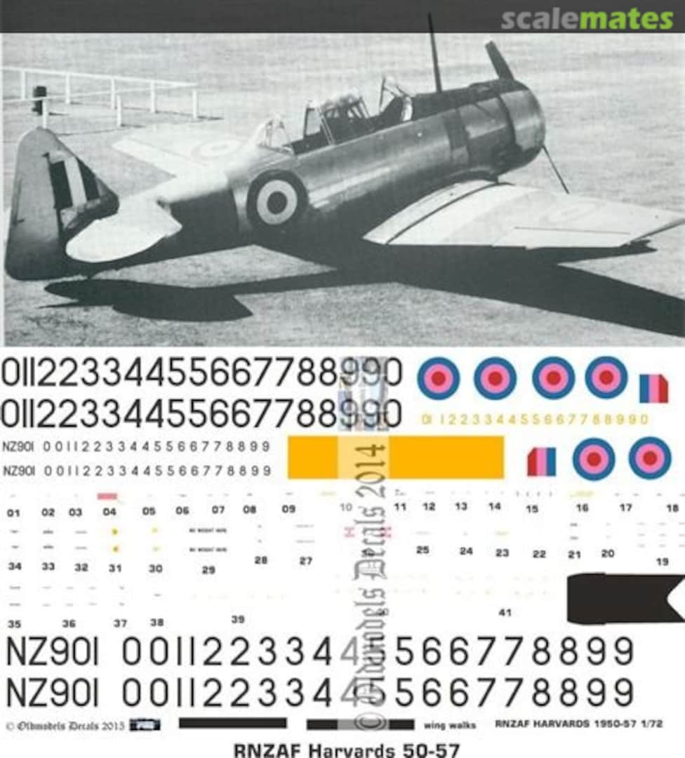 Boxart RNZAF Harvards 1950-57 OMD0811 Oldmodels Decals Boxart RNZAF Harvards 1950-57 OMD0811 Oldmodels Decals