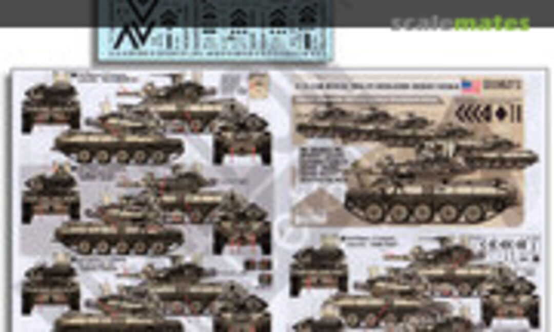 1:35 3-73 AAR M551A1 TTSs IN OPERATION DESERT STORM (Echelon Fine Details D356272) D356272