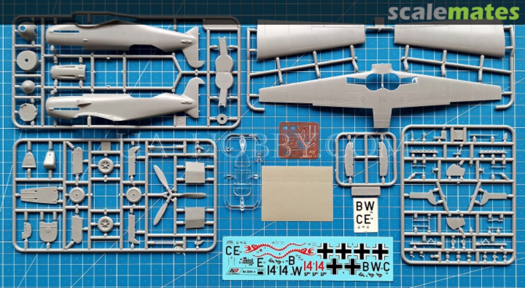 Contents Messerschmitt Me 209 V4 4810 A&A Models