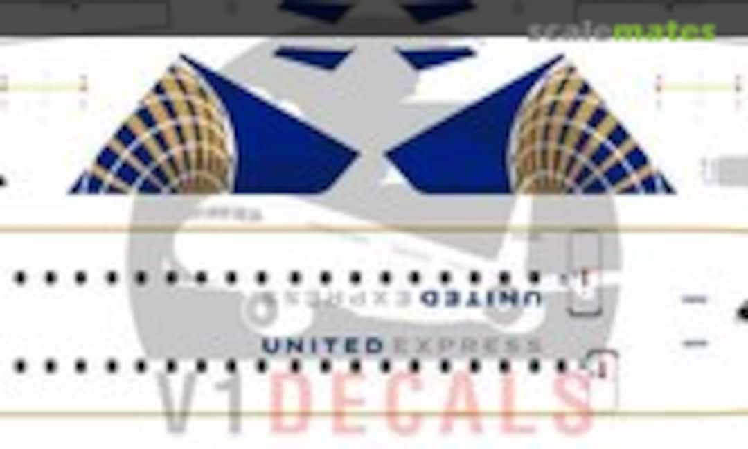 1:144 United Airlines Embraer E170 (V1 Decals V1D0589-144) V1D0589-144