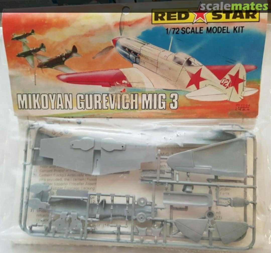 Boxart Mikoyan Gurevich MiG 3 RS101 Red Star Boxart Mikoyan Gurevich MiG 3 RS101 Red Star