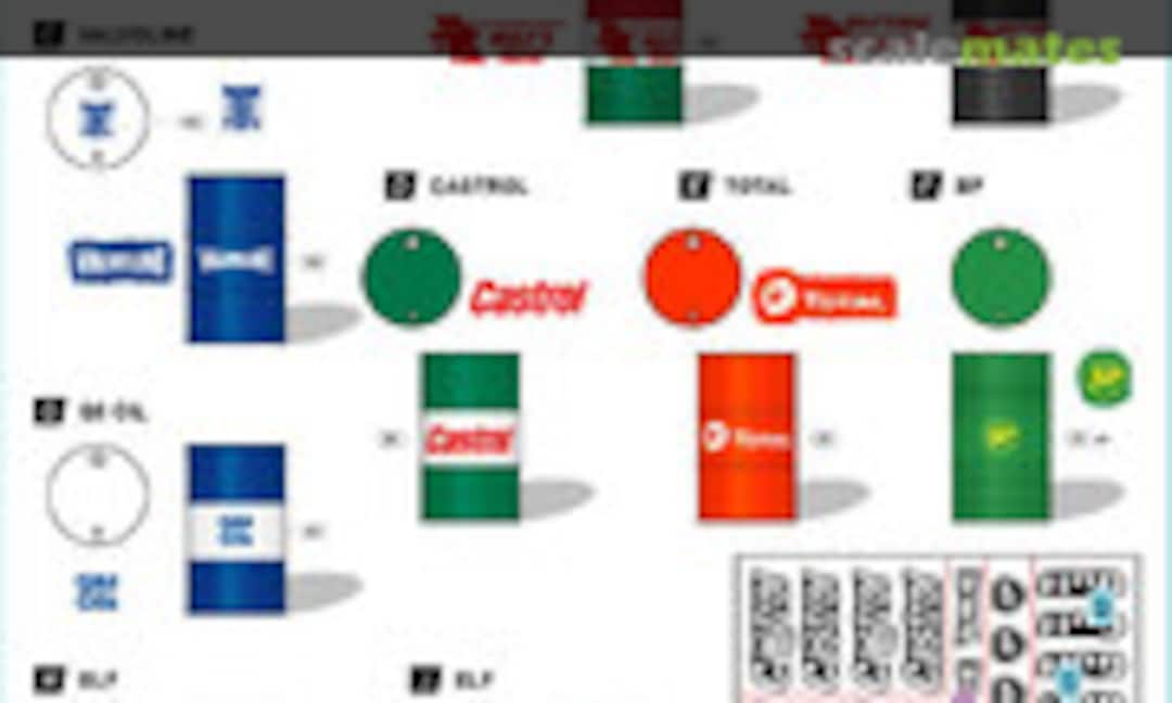 1:35 Oil Drum markings # 2 (Star Decals 35-C1346) 35-C1346