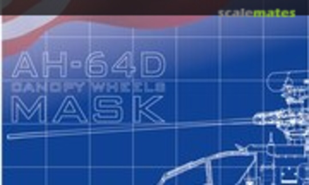 1:48 AH-64D Apache cockpit and wheel spraying mask set (Galaxy Model C48008) C48008