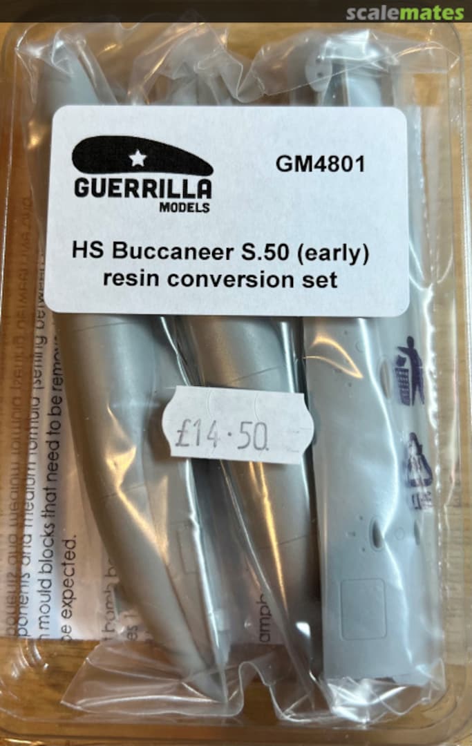 Boxart Buccaneer S.50 (early) - resin conversion set GM4801 Guerrilla Models Boxart Buccaneer S.50 (early) - resin conversion set GM4801 Guerrilla Models