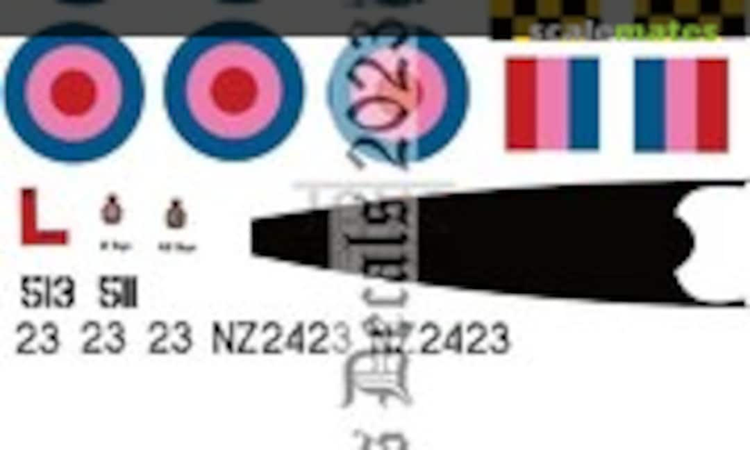 1:24 P-51D Mustang New Zealand Warbird (Oldmodels Decals OMD1505) OMD1505