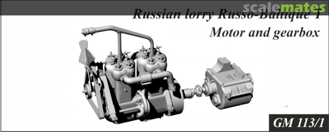 Boxart Russo-Baltique T Motor and Gearbox GM113/1 St.George Model Boxart Russo-Baltique T Motor and Gearbox GM113/1 St.George Model