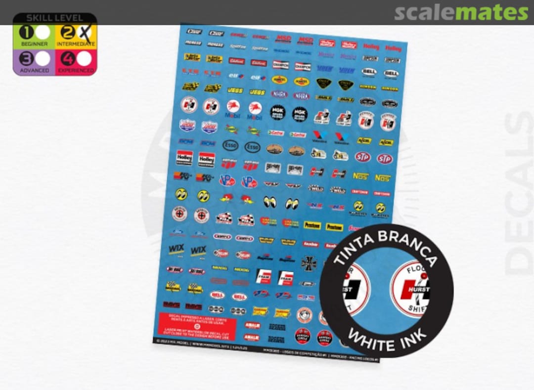 Boxart Racing Logos 1 MM01300 Mr. Model