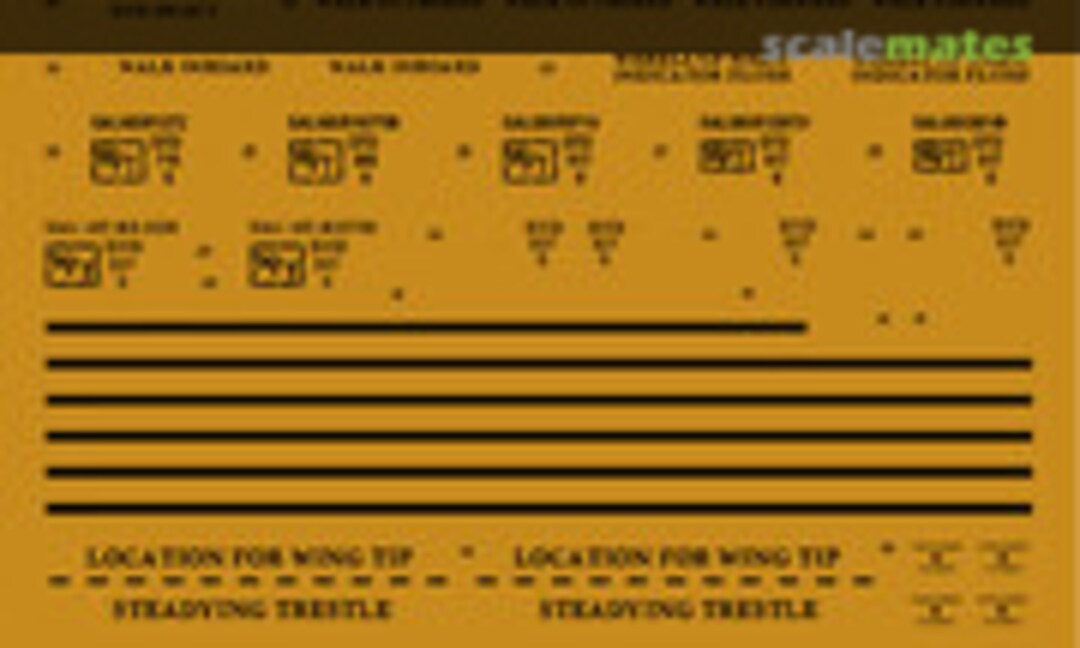 1:24 Spitfire Stencils Ver 1.0 (HobbyDecal ST24005V1) ST24005V1