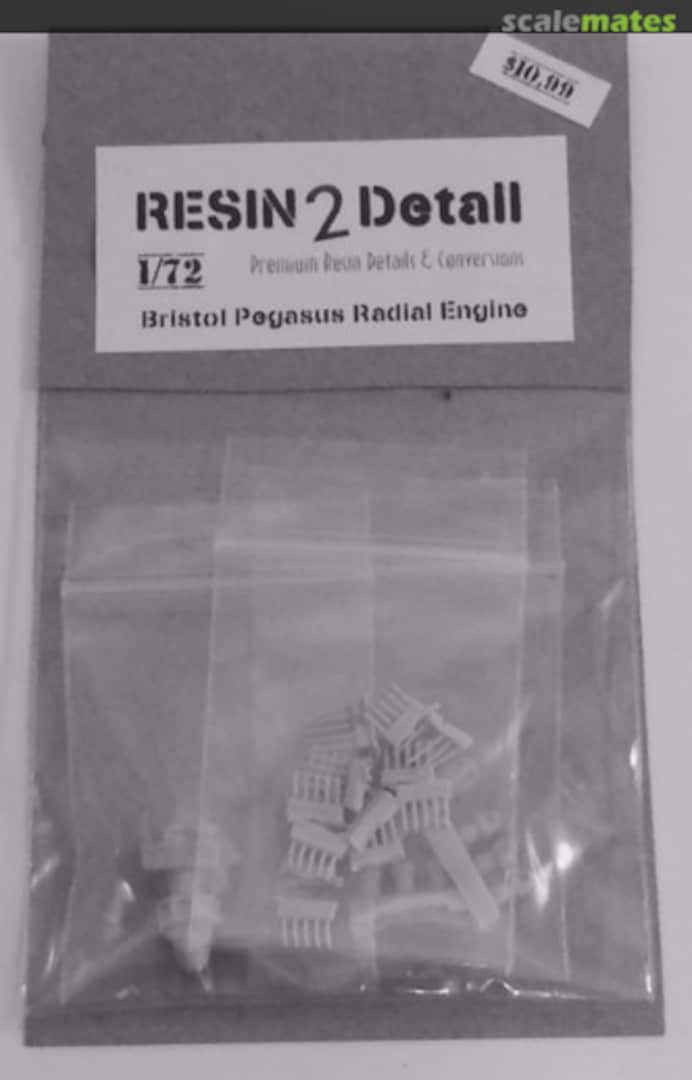 Boxart Bristol Pegasus Radial Engine AC72006 RESIN2detail